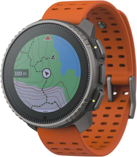 Suunto Vertical Titanium 49mm Waterproof Smartwatch with Heart Rate Monitor (Canyon)