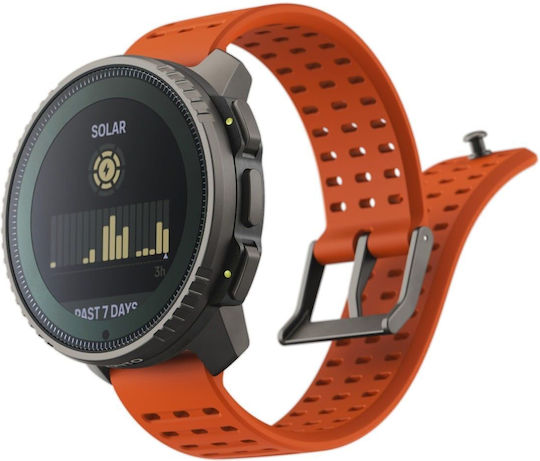 Suunto Vertical Titanium 49mm Waterproof Smartwatch with Heart Rate Monitor (Canyon)