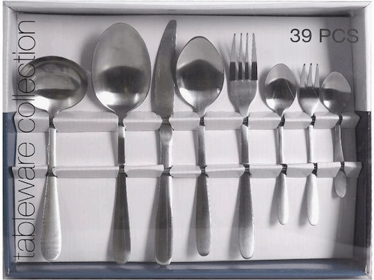 Excellent Houseware Besteckset Silber 39Stück