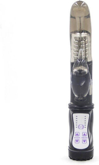 Vibrator Kaninchen 22cm Black