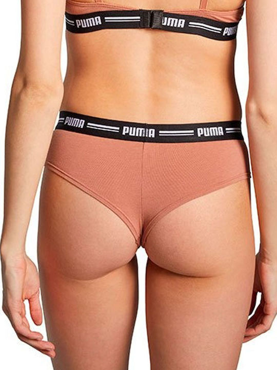Βαμβακερά Γυναικεία Slip 2Pack Μπεζ