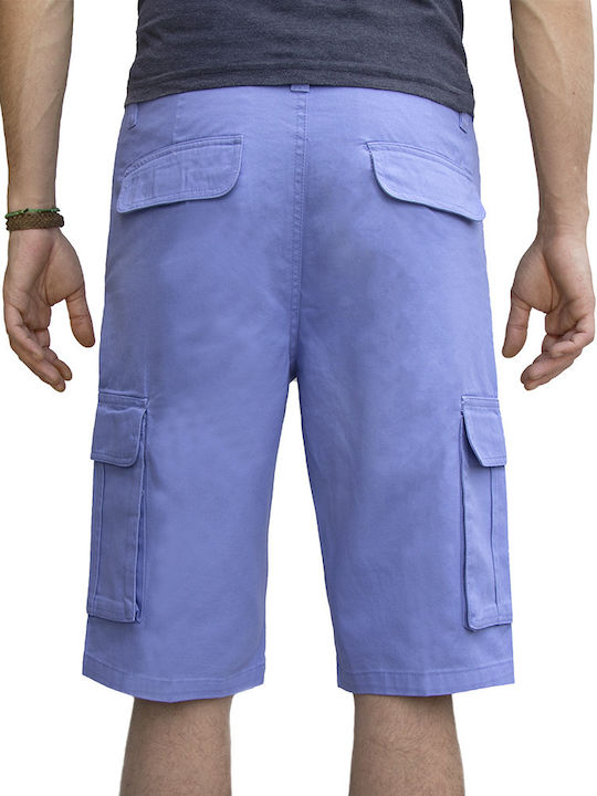 Oxford Home Men's Shorts Cargo Light Blue