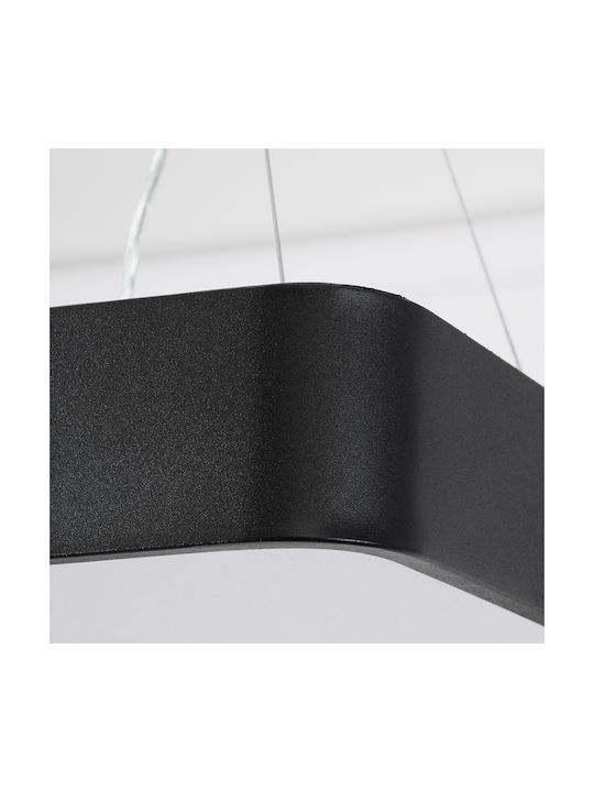 GloboStar Kamala Deckenleuchte 40cm Schwarz mit Integrierter LED und Fernbedienung