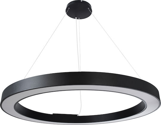 GloboStar Ra Hängelampe Schwarz mit Fassung E27 127.5x127.5cm.