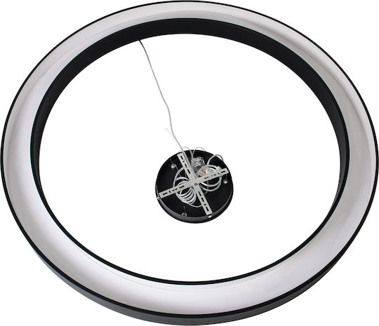 GloboStar Ra Hängelampe Schwarz mit Fassung E27 127.5x127.5cm.