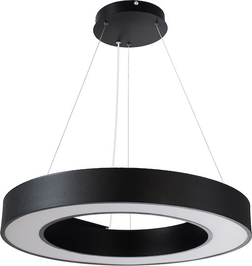 GloboStar Ra Hängelampe Schwarz 60x60cm.