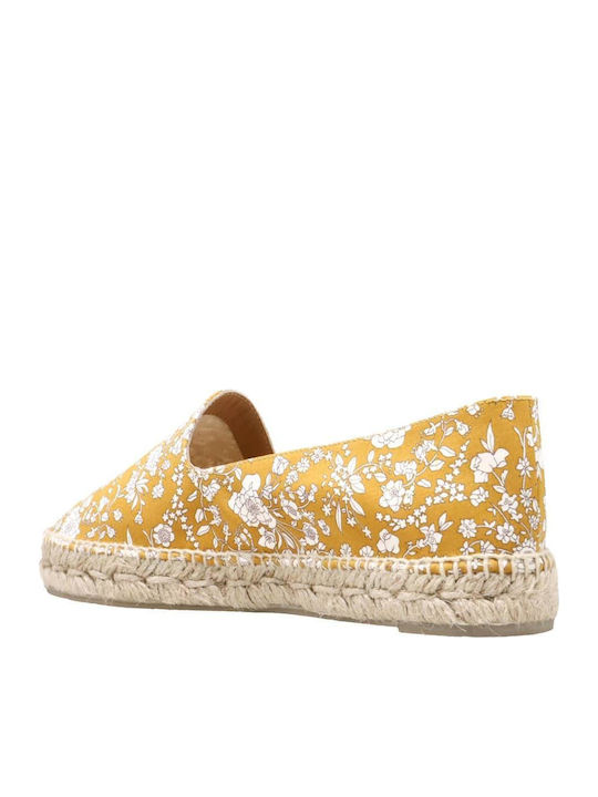 Women's Fabric Espadrilles Yellow