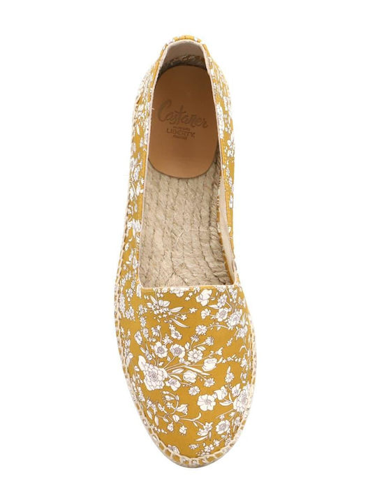 Women's Fabric Espadrilles Yellow