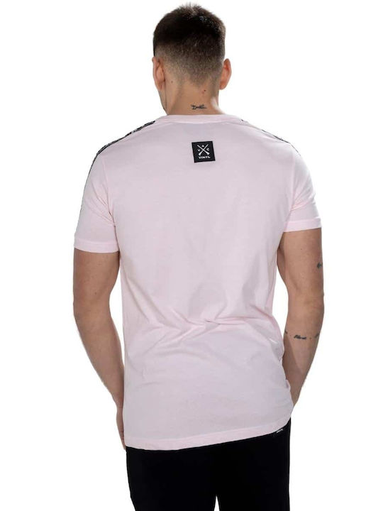 Vinyl Art Clothing Men's Short Sleeve T-shirt Pink