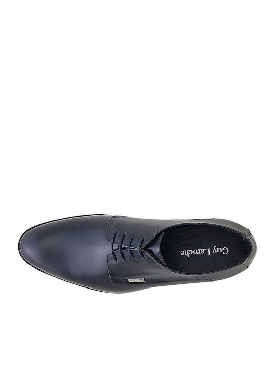 96942 Men's Leather Dress Shoes Blue