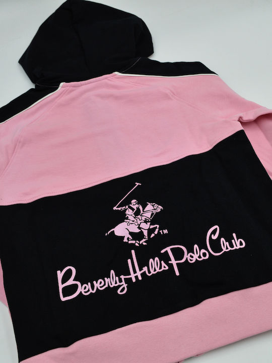 Beverly Hills Polo Club Copilăresc Set de pantaloni de trening Roz 2buc