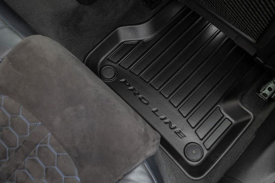 Frogum Set of Front and Rear Mats 4pcs Tray Type for Audi A4 Ford Edge 2008-2013 Black