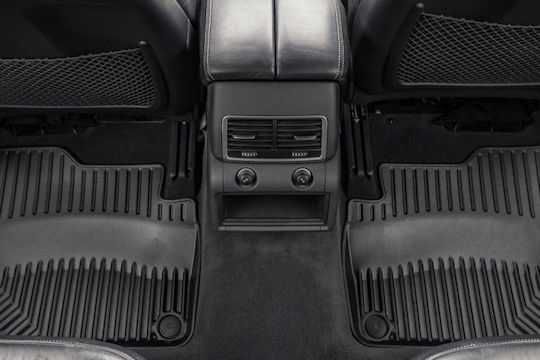 Frogum Set of Front and Rear Mats 4pcs Tray Type for Mercedes-Benz V Ford Fiesta / Edge 2008-2017 Black