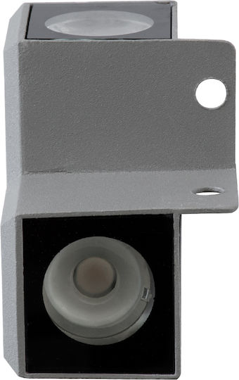 GloboStar Dona Επιτοίχιο Εξωτερικό Σποτ LED IP66 10W με Θερμό Λευκό Φως 8.2x8.2x6εκ.