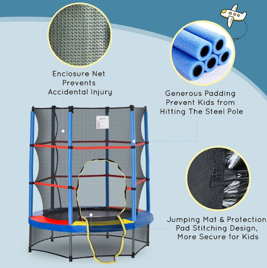 ForAll Balance Outdoor Trampoline 140cm with Net