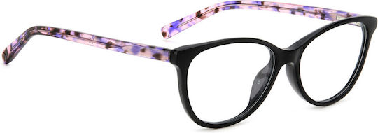 Missoni Missoni Damen Acetat Katzenauge Brillengestell Schwarz MMI 0043/TN 2TB