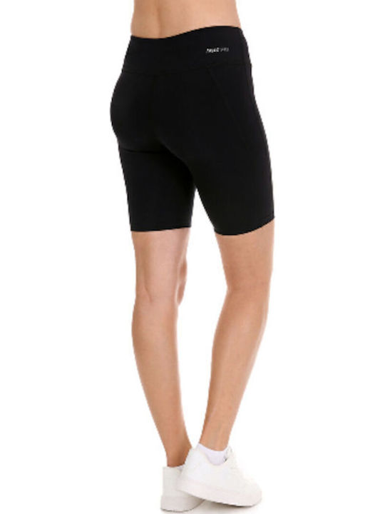 Femei Talie înaltă Pantaloni scurți Pantaloni scurți Negru