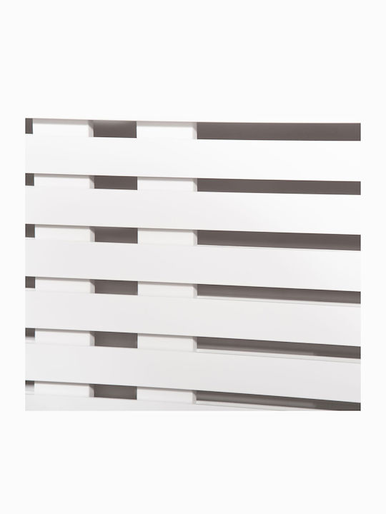HomCom Heizkörperabdeckung aus MDF Weiß 140x19x82.5cm