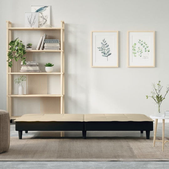 Dreisitzer Sofa Bett Crem