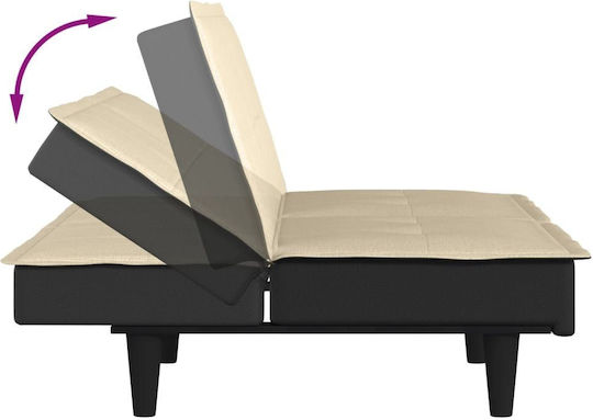 Dreisitzer Sofa Bett Crem