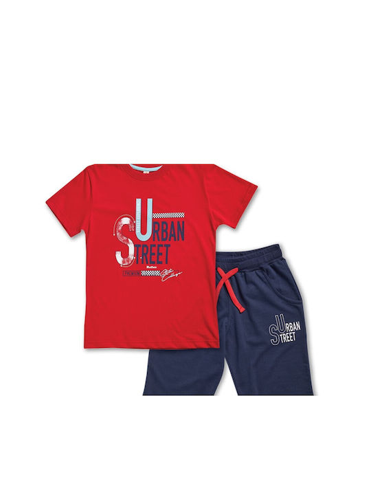 Reflex Kids Set with Shorts Summer 2pcs Red