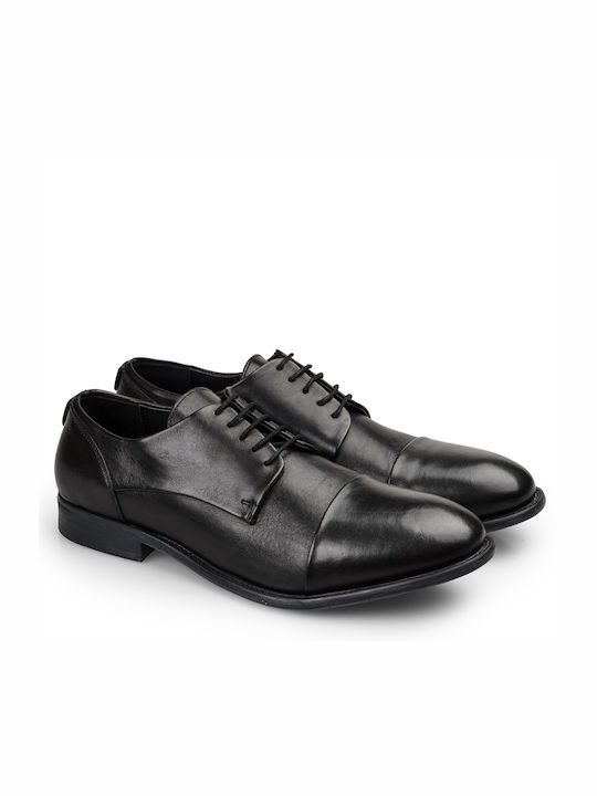 Romeo Gigli Men's Leather Dress Shoes Black