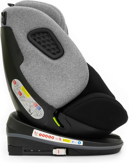 Dovadi iGO Καθισματάκι Αυτοκινήτου i-Size με Isofix Black-Grey 0-36 kg