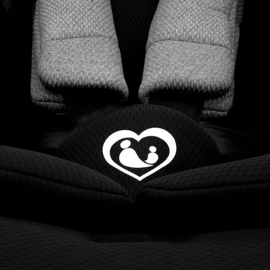 Dovadi iGO Καθισματάκι Αυτοκινήτου i-Size με Isofix Black-Grey 0-36 kg