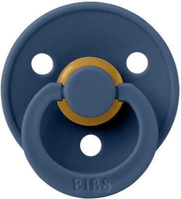 Bibs Pacifier Rubber Colour Steel Blue for 0+ months 1pcs