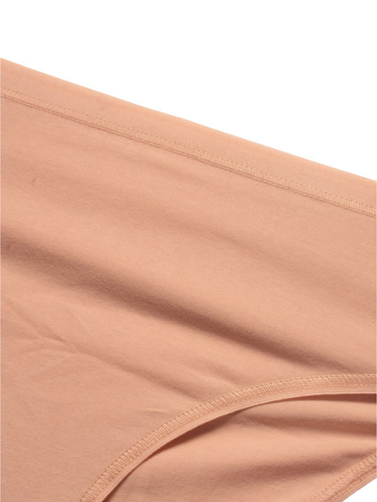 Βαμβακερά Γυναικεία Slip 3Pack Μπεζ