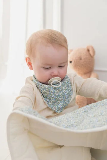 Bibs Capel Μπαντάνα Υφασμάτινη με Κουμπί Fossil Grey