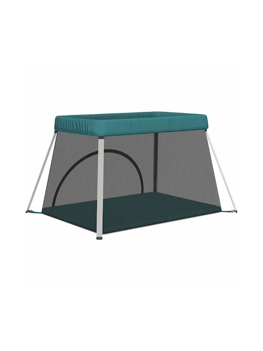 vidaXL Loc de joacă cu Saltea Verde 110x82cm
