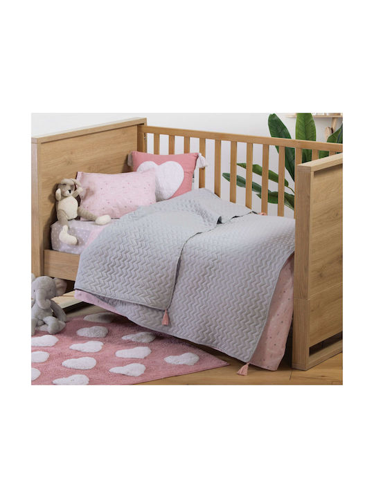 Nef-Nef Homeware Hugging Heart Kinder Teppich Herzen Rosa 100x100cm 032711