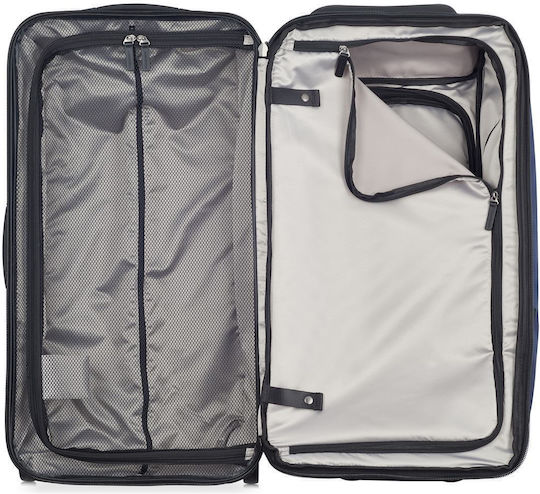Delsey Peugeot Voyages Σακ Βουαγιάζ Navy Blue με Ρόδες Υφασμάτινο Μ77xΠ37xΥ38εκ.