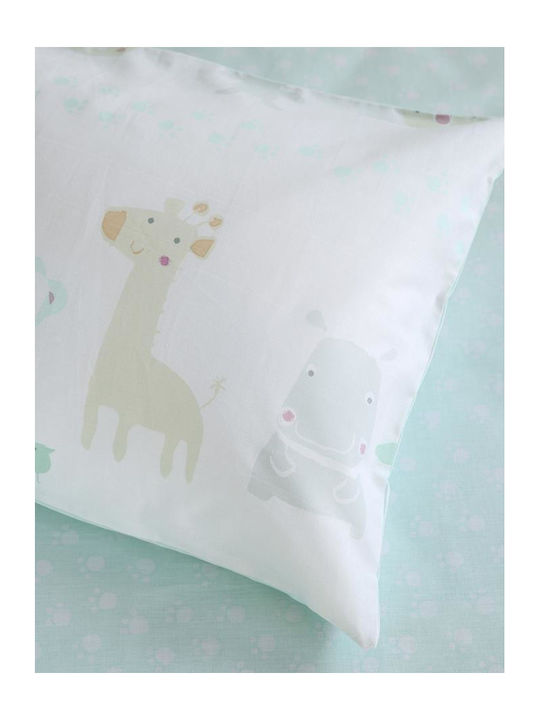 Kocoon Best Friends Βρεφικό Κουβερλί Βαμβακερό Λευκό 110x150cm