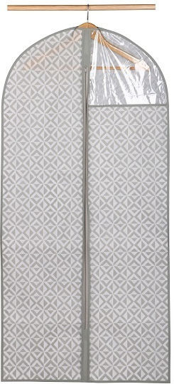 Sidirela Decor Fabric Hanging Storage Case for Coat / Dresses in Gray Color 60x125cm 1pcs