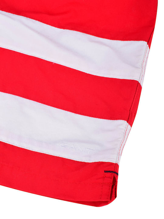 Men's Swimwear Shorts Red with Patterns