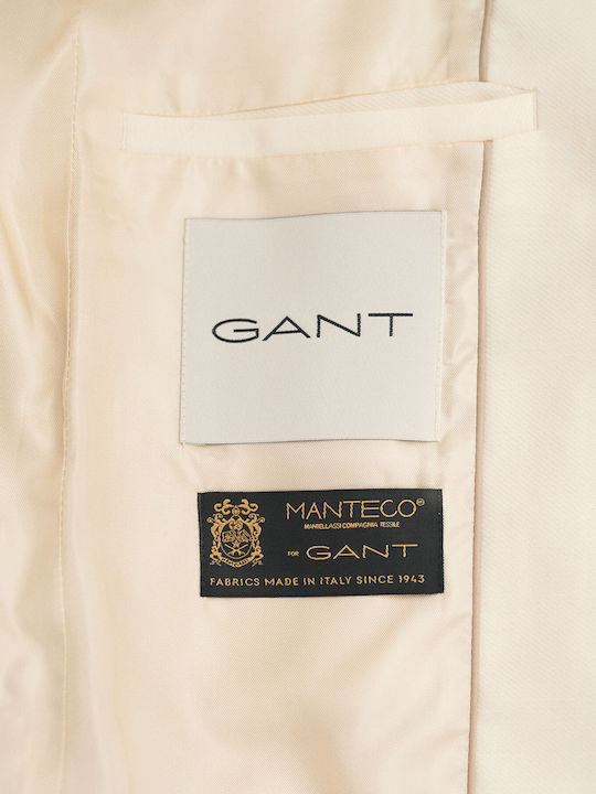 Gant Γυναικείο Μεσάτο Σακάκι Λευκό