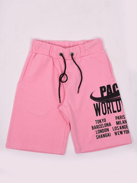 Paco & Co Men's Athletic Shorts Pink