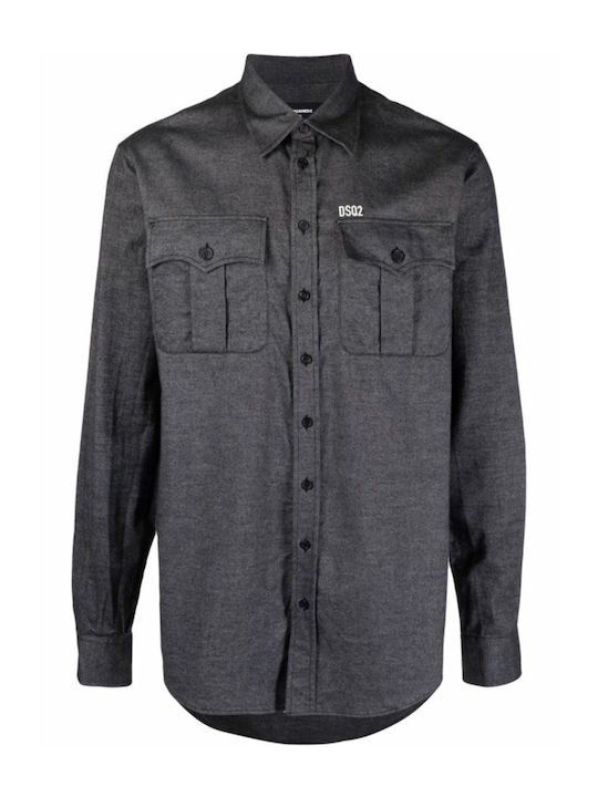 Langärmlig Hemd Gray