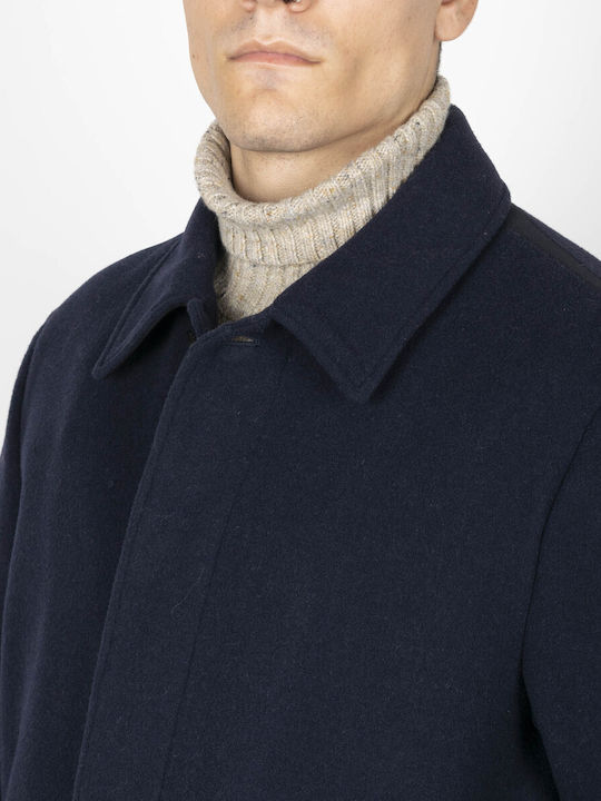 M6415FF4340 Herren Mantel Marineblau