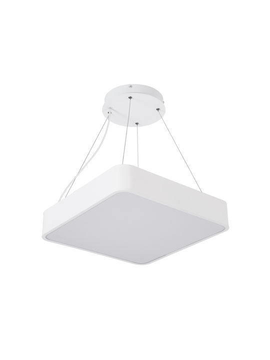 GloboStar Kamala Pătrat Agățat Panou LED Putere 67W cu Bianco reglabil Lumini 40x40cm.