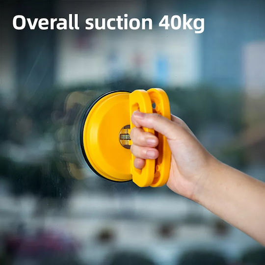 Deli Plastic Single Work Suction Cup 118mm with Max Lifting Weight 40kg