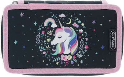 Herlitz Pencil Case with 2 Compartments Multicolored