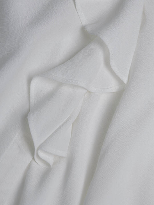 Gant Langärmelig Damen Hemd Weiß Monochrom
