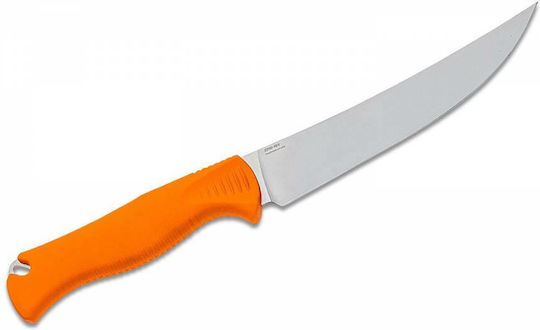 Benchmade Meatcrafter Knife Orange in Sheath