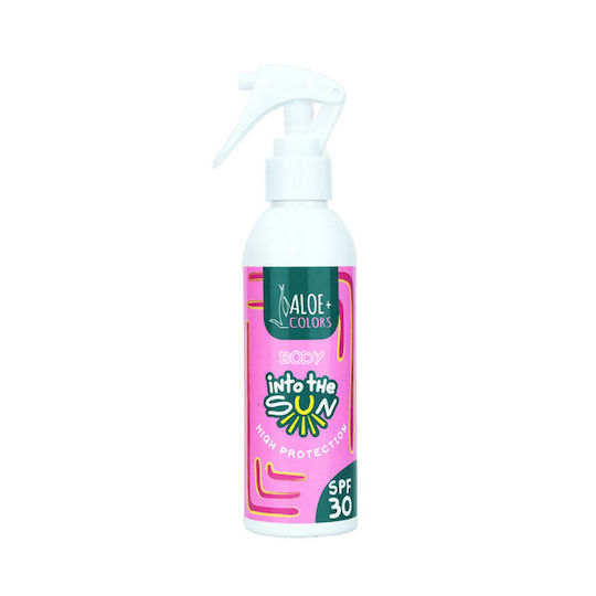 Aloe Colors Into The Sun Αντηλιακή Κρέμα για το Σώμα SPF30 σε Spray 180ml