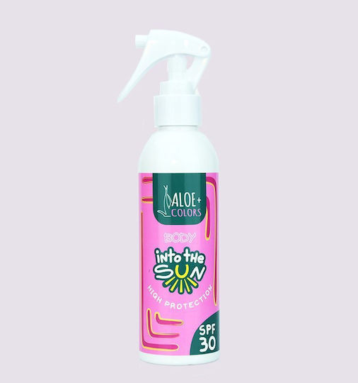 Aloe Colors Into The Sun Αντηλιακή Κρέμα για το Σώμα SPF30 σε Spray 180ml