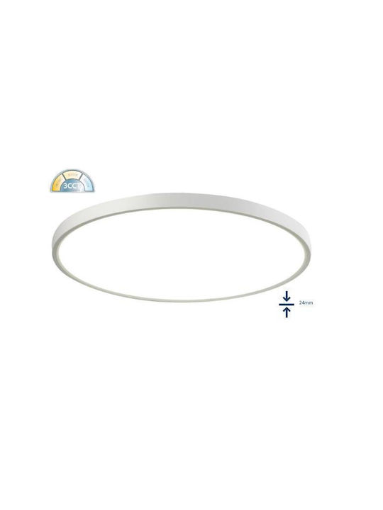 Fos me Ceiling Mount Light 80pcs White with Integrated LED