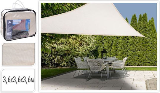 Sonnensegel Dreieck Panorama Beige 3.6m